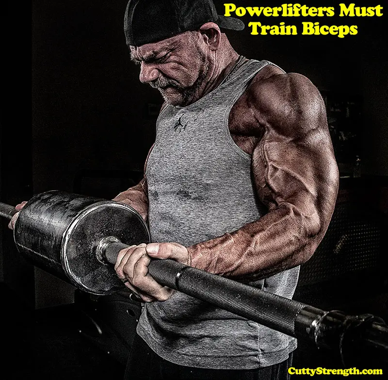 Powerlifters Must Train Biceps